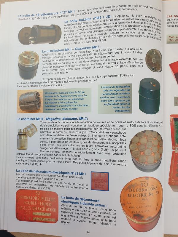 SOE and Army Dispencer for dets.