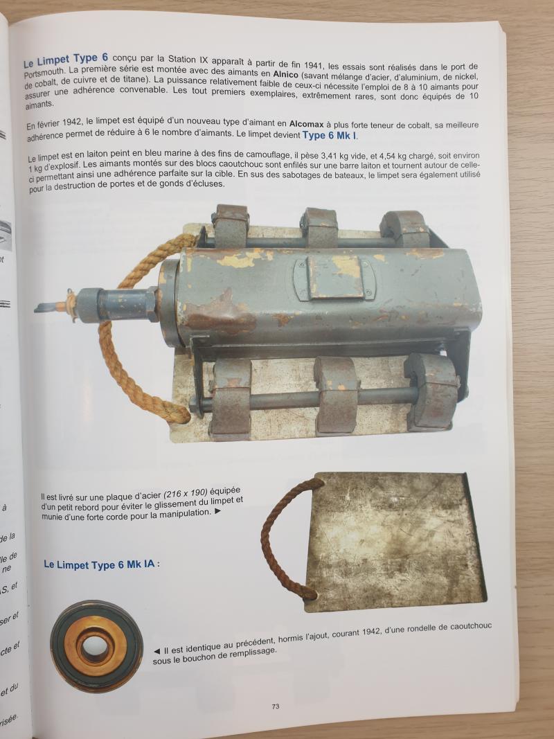 SOE British Limpet magnet.