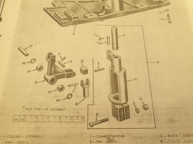 Quad Mount M45- M55 Clamp assy.
